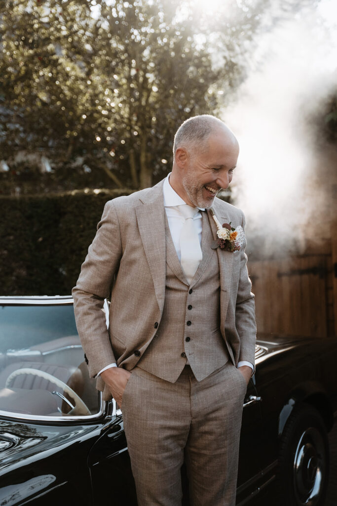 het pak van de bruidegom